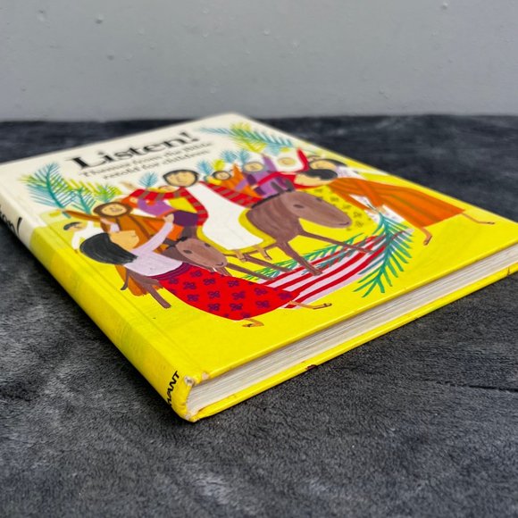 Listen Themes From the Bible Retold for Children AJ McCallen 1981 HC - Picture 2 of 8